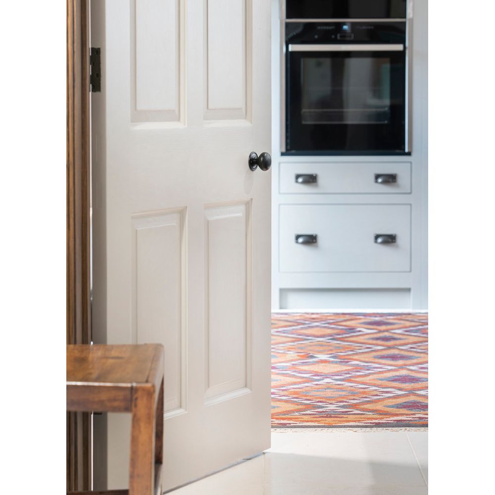 From The Anvil - Aged Bronze Hammered Mushroom Mortice/Rim Knob Set | Sku. 46034 | Trade Door Handles.