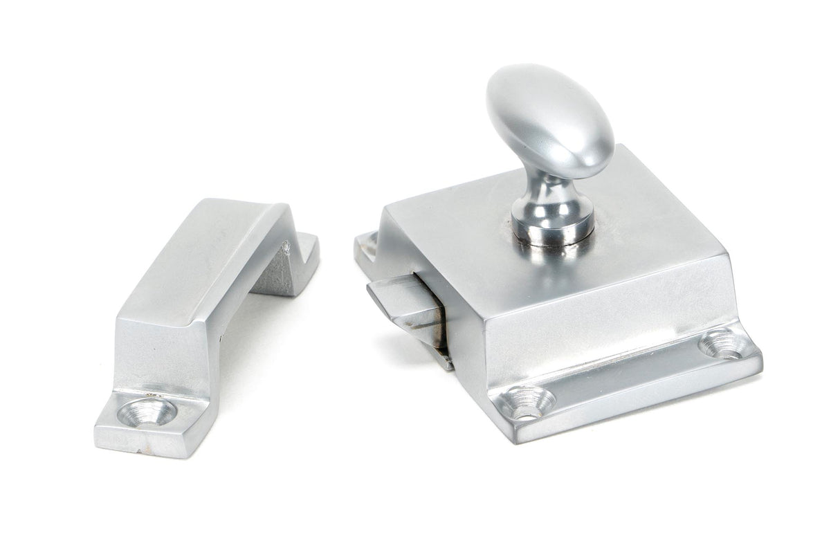From The Anvil - Satin Chrome Cabinet Latch | Sku. 46052 | Trade Door Handles.