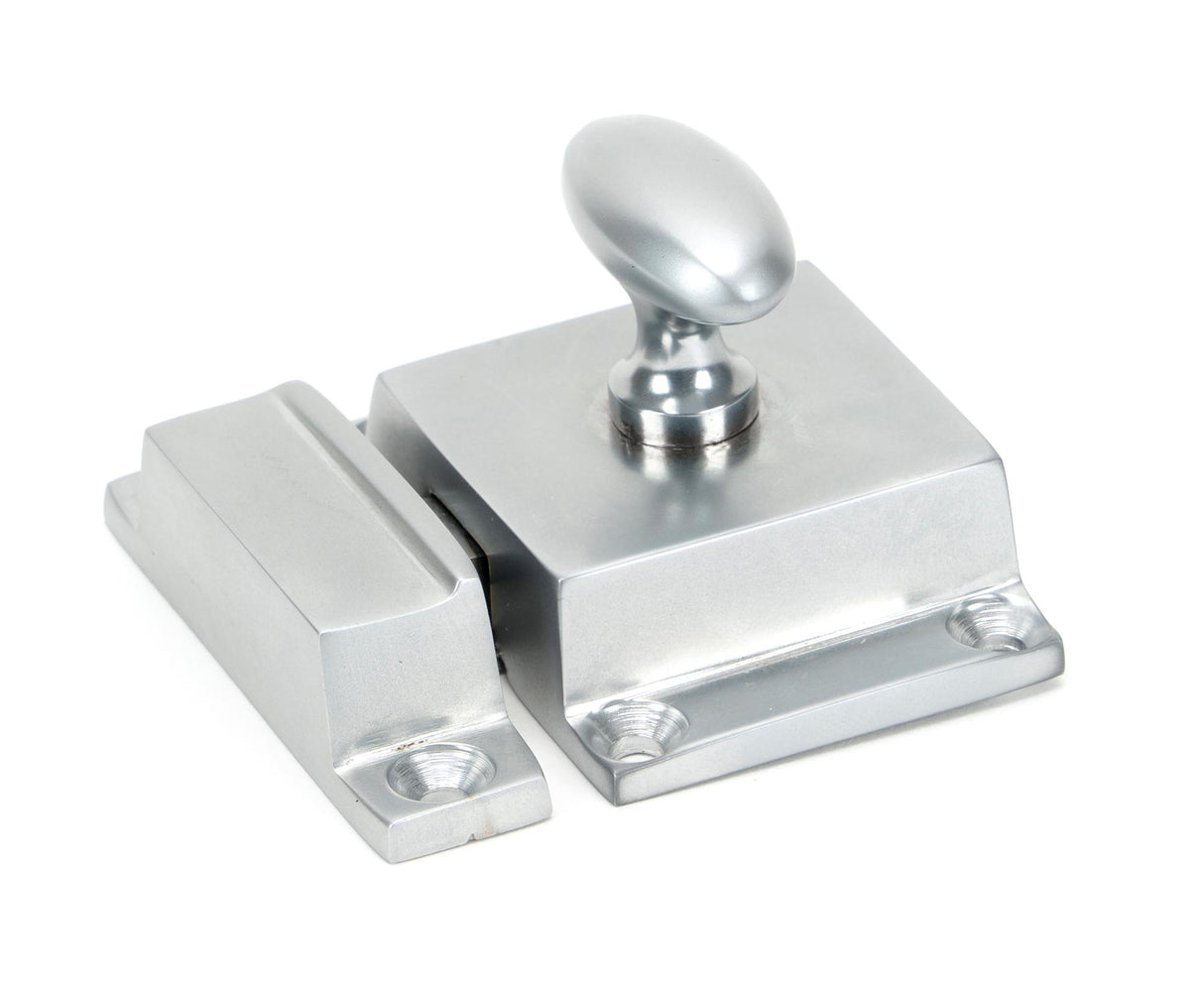 From The Anvil - Satin Chrome Cabinet Latch | Sku. 46052 | Trade Door Handles.