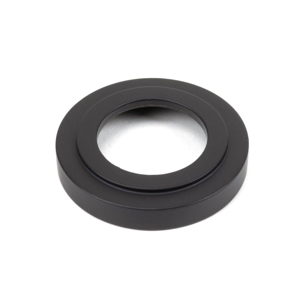 From The Anvil - Aged Bronze Avon Round Lever on Rose Set (Art Deco) | Sku. 46090 | Trade Door Handles.