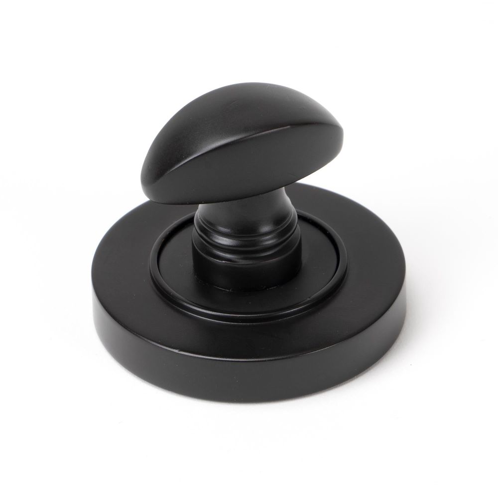 From The Anvil - Aged Bronze Round Thumbturn Set (Plain) | Sku. 46105 | Trade Door Handles.