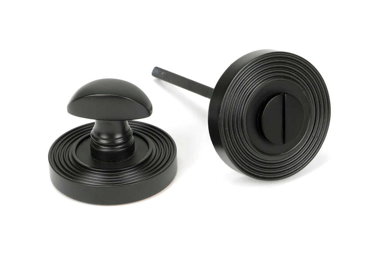 From The Anvil - Aged Bronze Round Thumbturn Set (Beehive) | Sku. 46107 | Trade Door Handles.