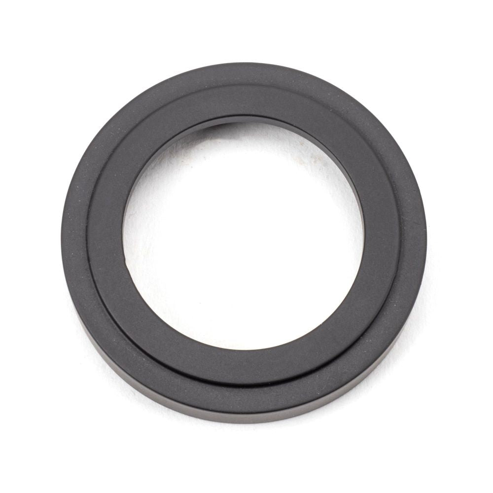 From The Anvil - Aged Bronze Round Euro Escutcheon (Art Deco) | Sku. 46122 | Trade Door Handles.