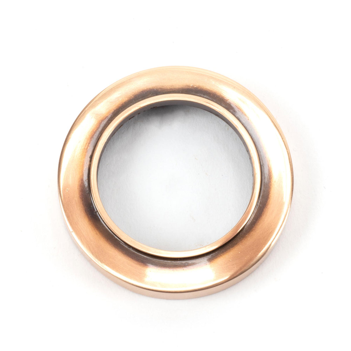 From The Anvil - Polished Bronze Round Euro Escutcheon (Plain) | Sku. 46125 | Trade Door Handles.