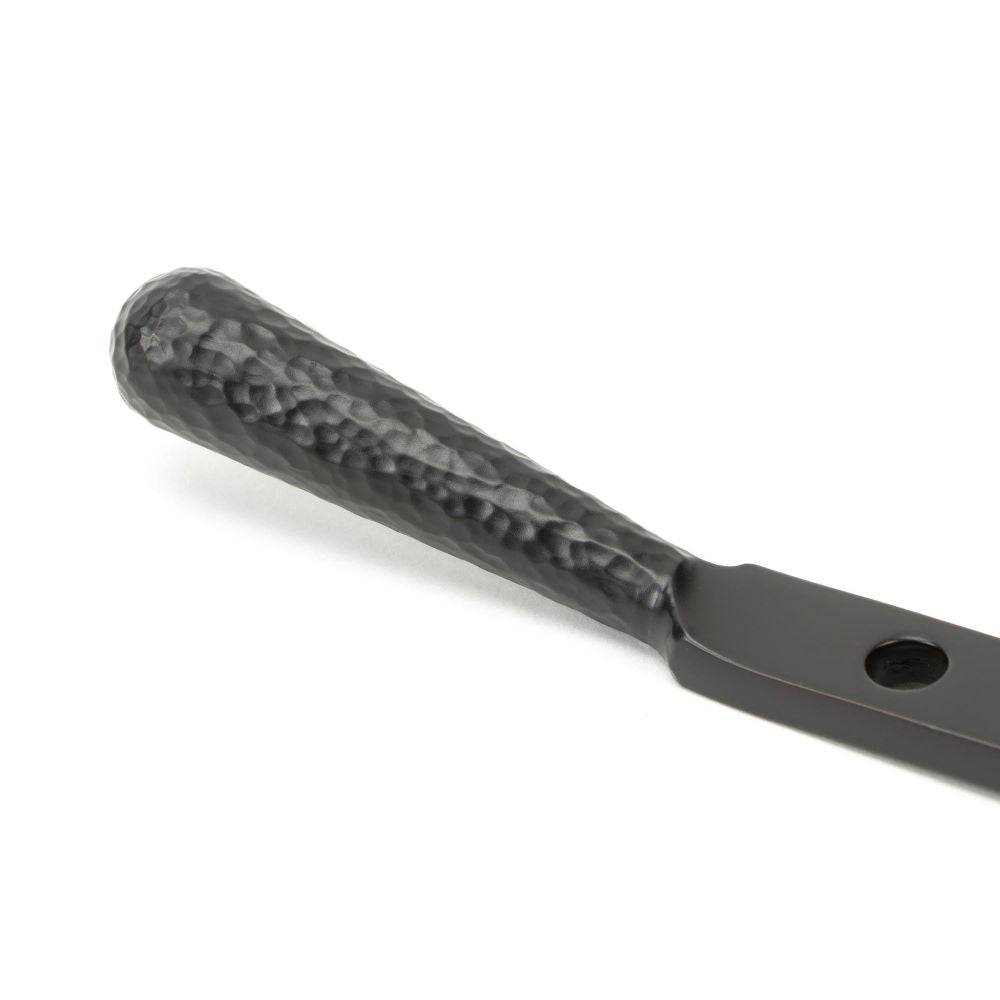 From The Anvil - Aged Bronze 8" Hammered Newbury Stay | Sku. 46153 | Trade Door Handles.