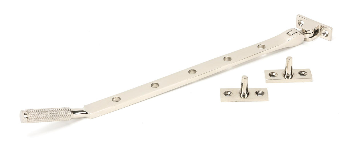 From The Anvil - Polished Nickel 12" Brompton Stay | Sku. 46181 | Trade Door Handles.