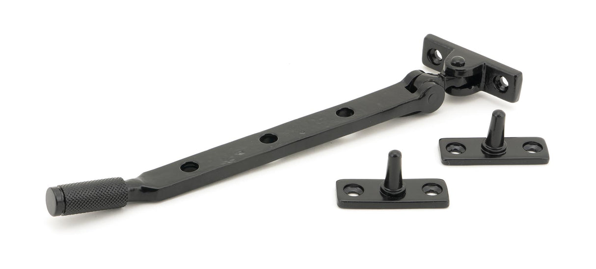 From The Anvil - Black 8" Brompton Stay | Sku. 46182 | Trade Door Handles.