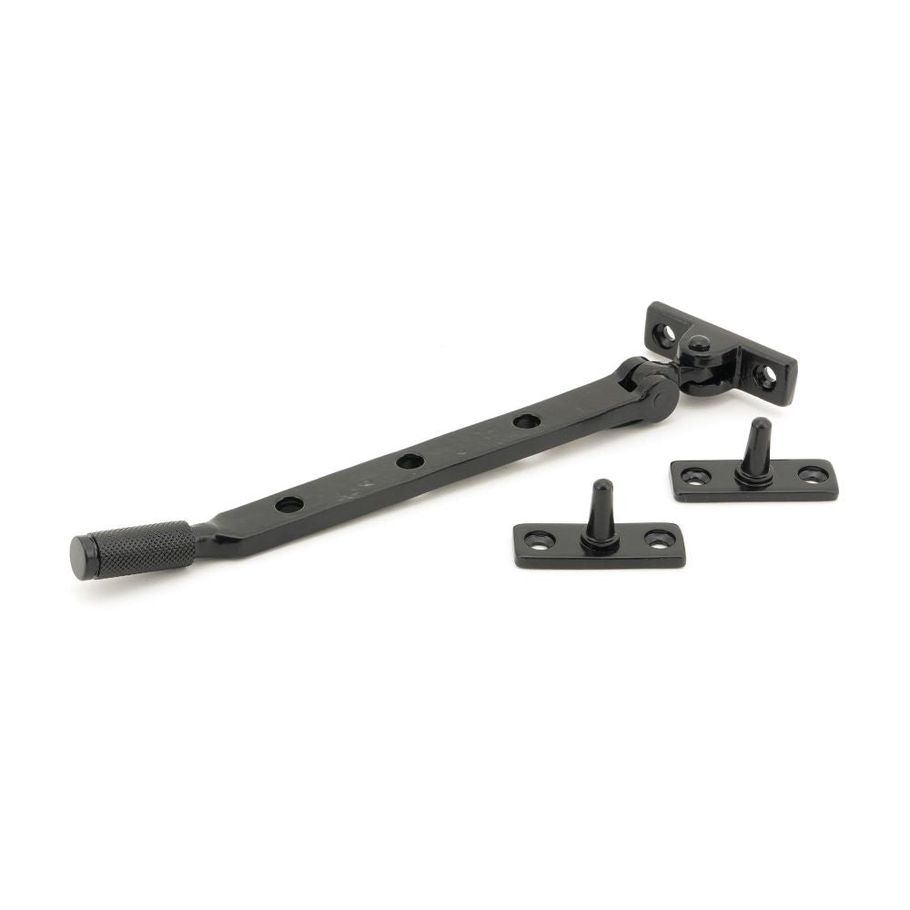 From The Anvil - Black 8" Brompton Stay | Sku. 46182 | Trade Door Handles.