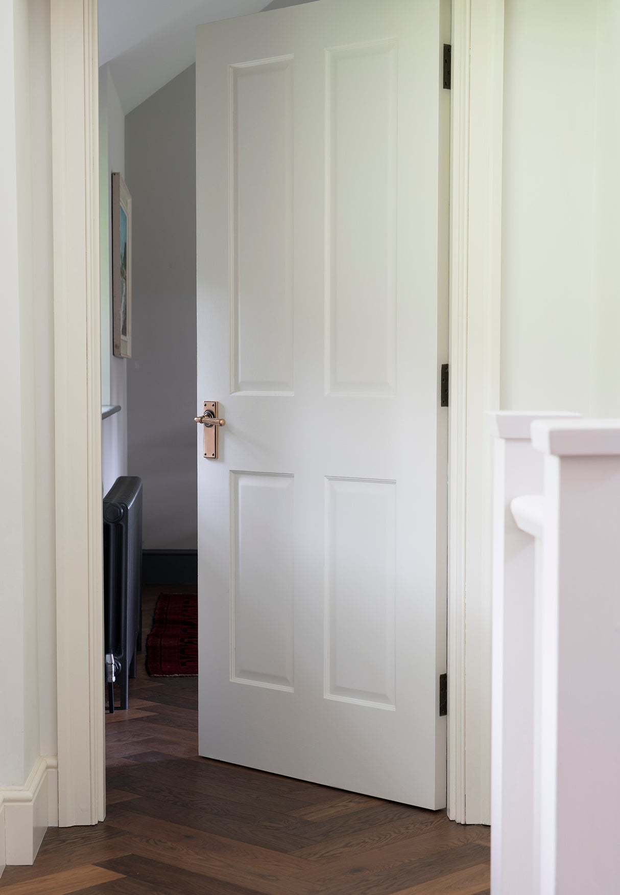 From The Anvil - Polished Bronze Hammered Newbury Lever Latch Set | Sku. 46226 | Trade Door Handles.