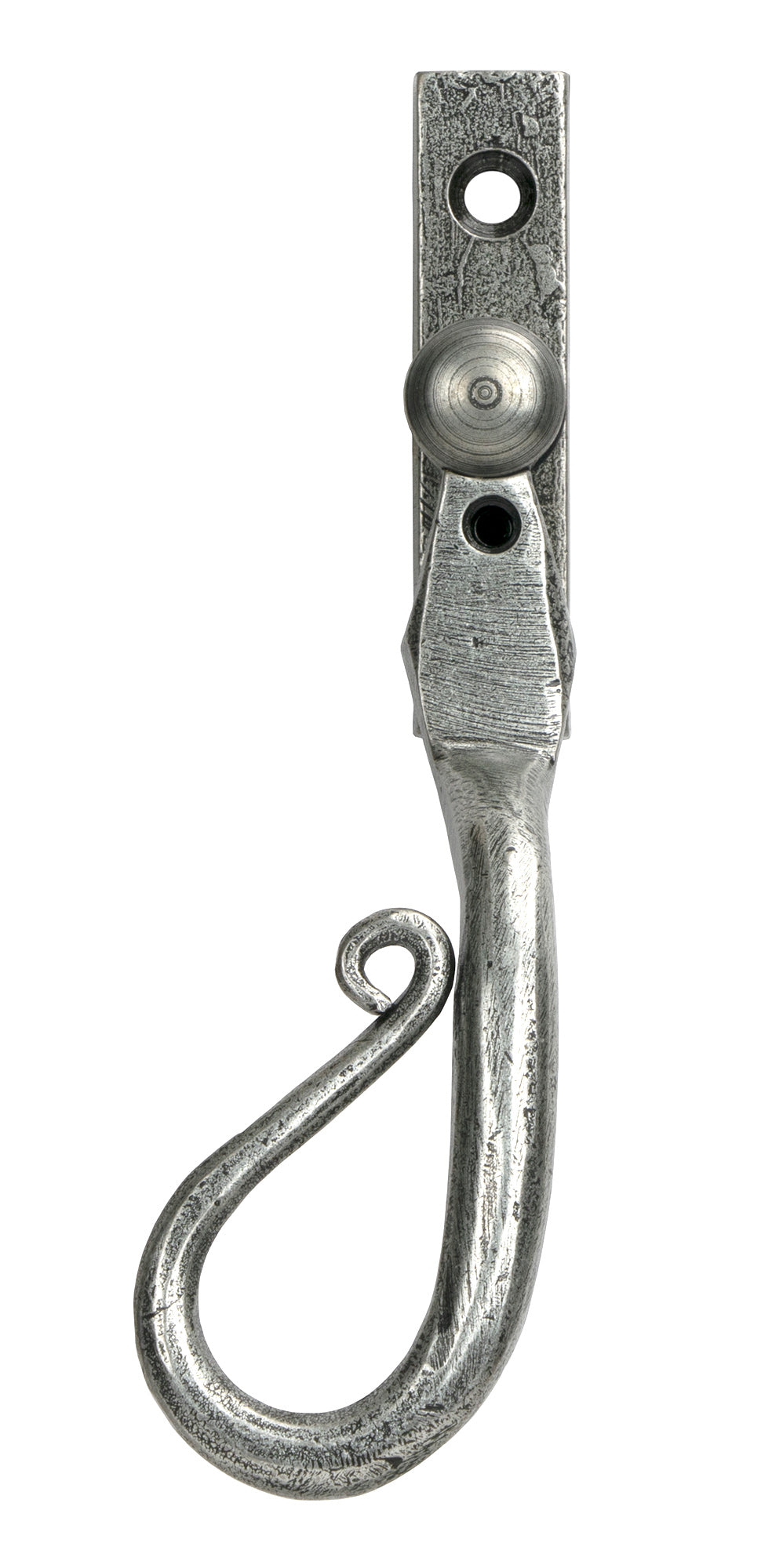 From The Anvil - Pewter 16mm Shepherd's Crook Espag - LH | Sku. 46232 | Trade Door Handles.
