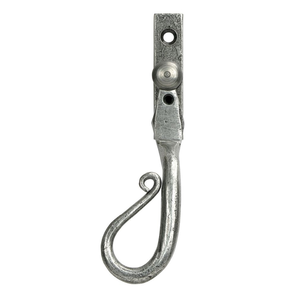 From The Anvil - Pewter 16mm Shepherd's Crook Espag - LH | Sku. 46232 | Trade Door Handles.