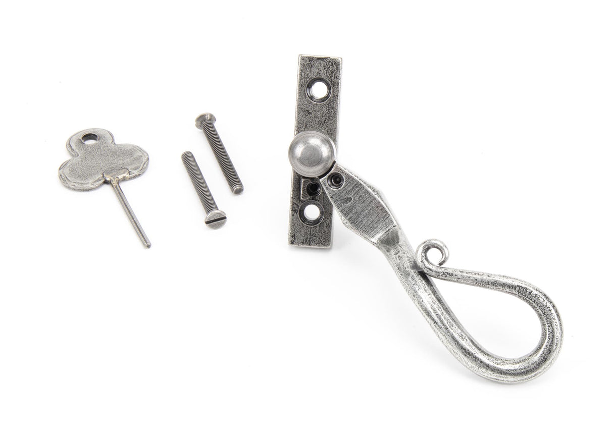 From The Anvil - Pewter 16mm Shepherd's Crook Espag - RH | Sku. 46233 | Trade Door Handles.