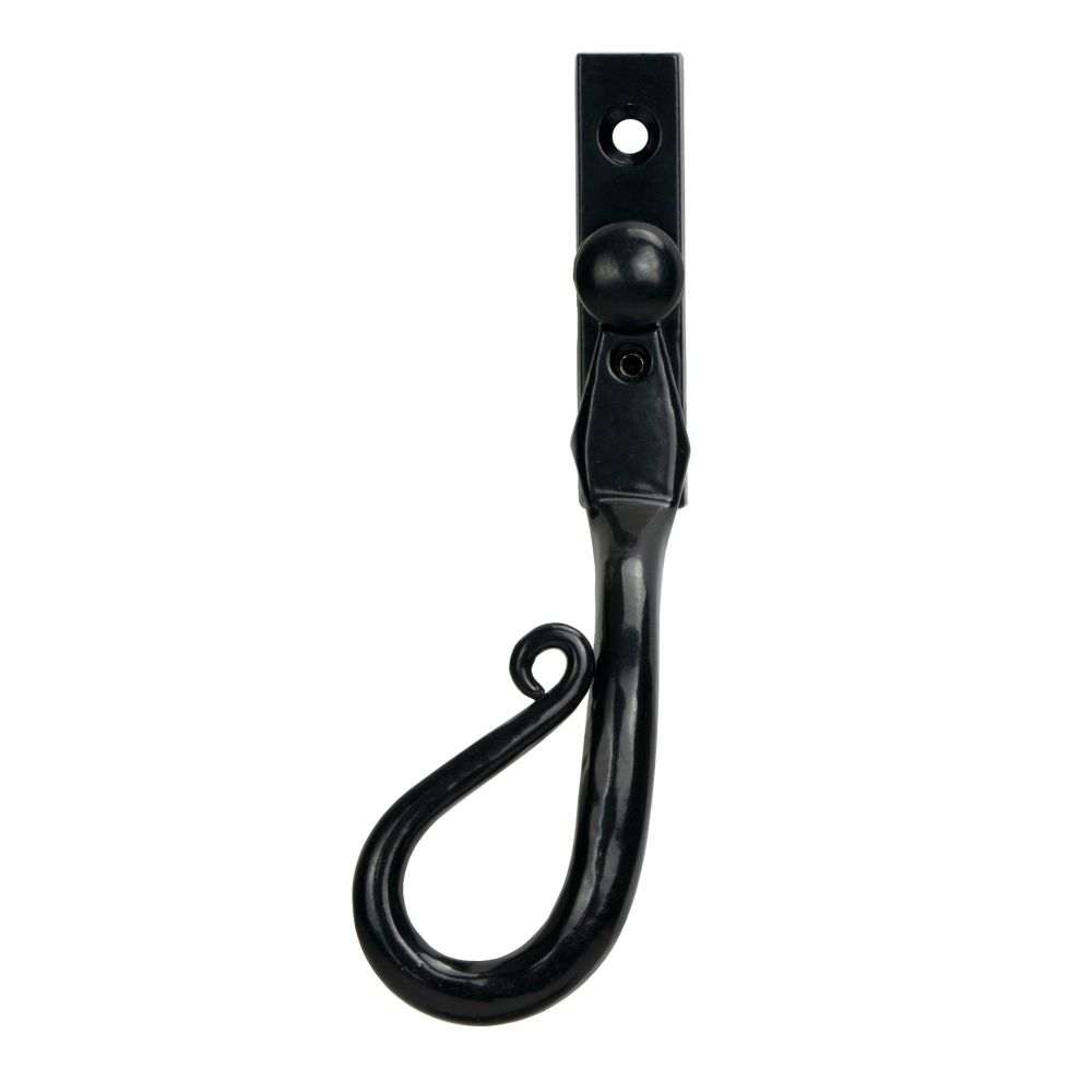 From The Anvil - Black 16mm Shepherd's Crook Espag - LH | Sku. 46234 | Trade Door Handles.