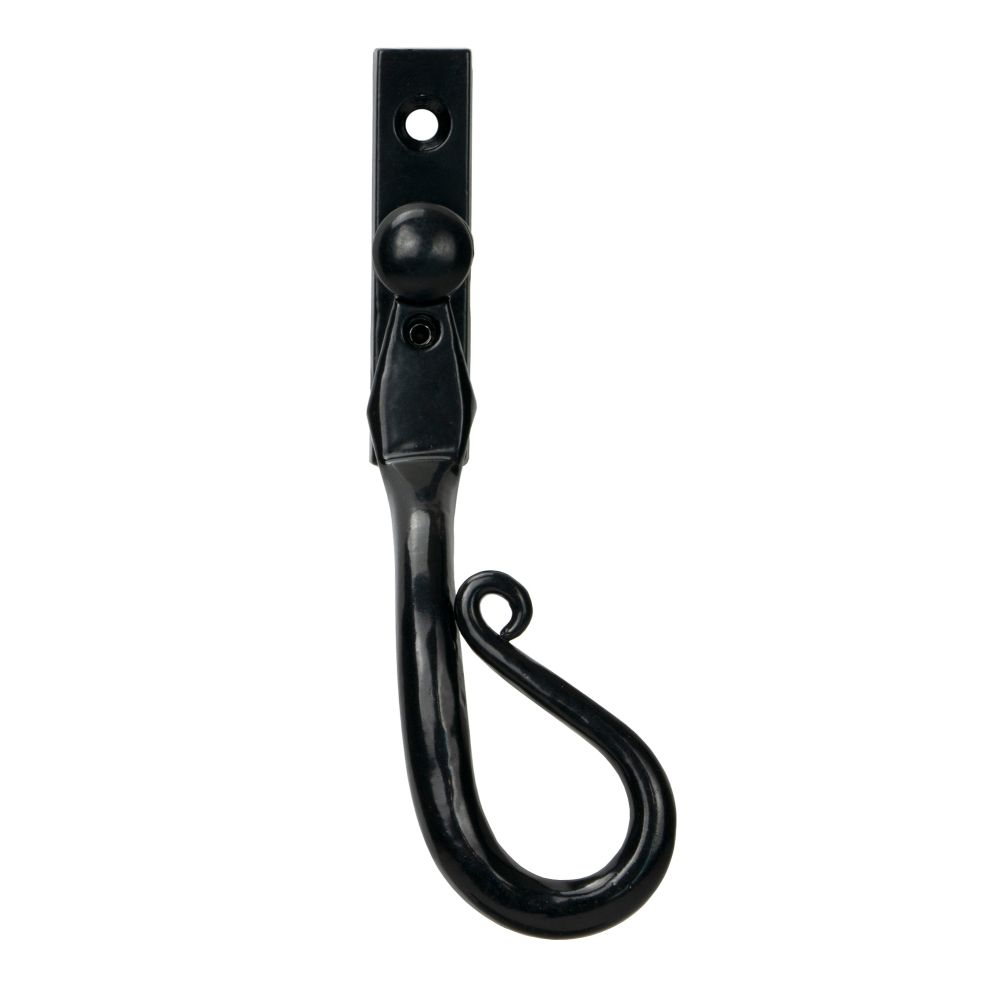 From The Anvil - Black 16mm Shepherd's Crook Espag - RH | Sku. 46235 | Trade Door Handles.