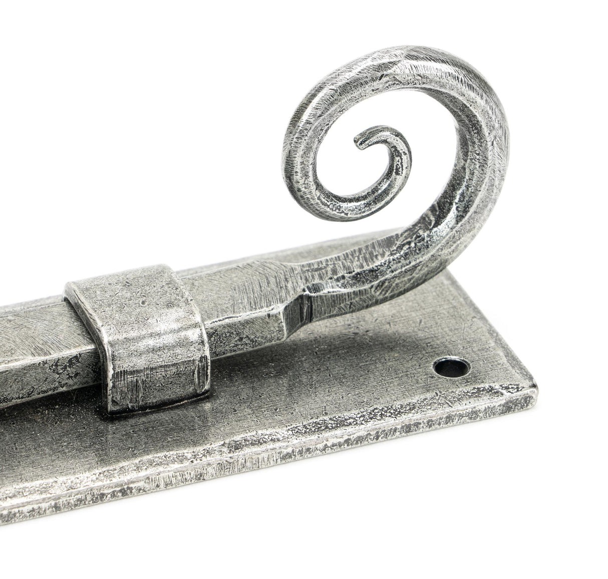 From The Anvil - Pewter 6" Monkeytail Universal Bolt | Sku. 46239 | Trade Door Handles.