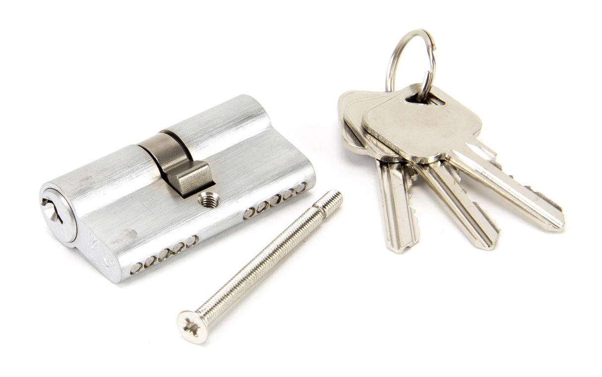 From The Anvil - Satin Chrome 30/30 5pin Euro Cylinder KA | Sku. 46247 | Trade Door Handles.
