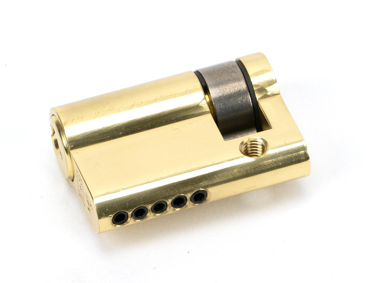 From The Anvil - Lacquered Brass 35/10 5pin Single Cylinder | Sku. 46281 | Trade Door Handles.