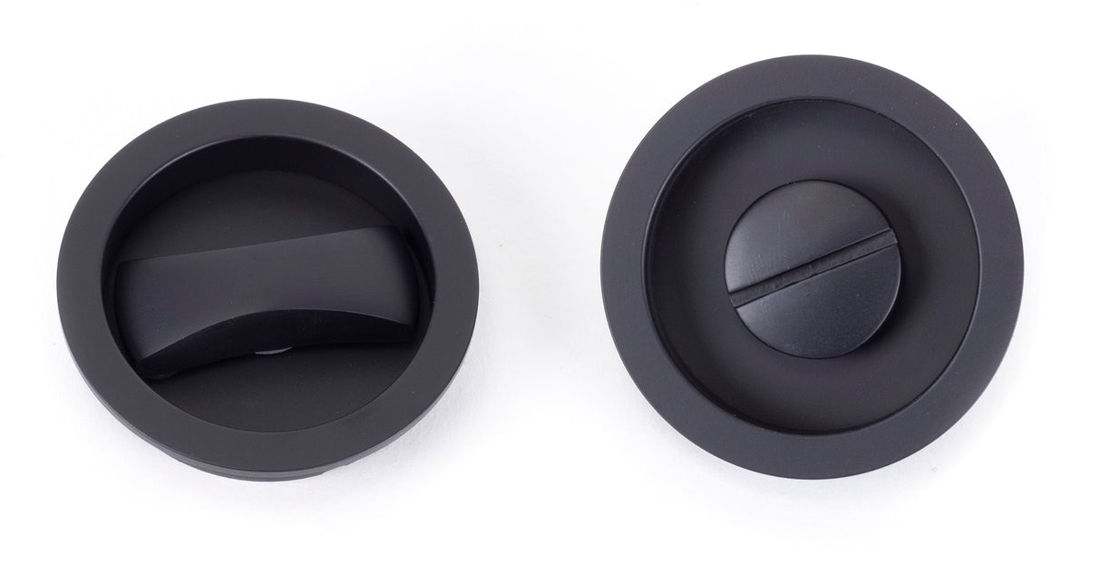 From The Anvil - Black Sliding/Pocket Door Locking Kit | Sku. 46288 | Trade Door Handles.