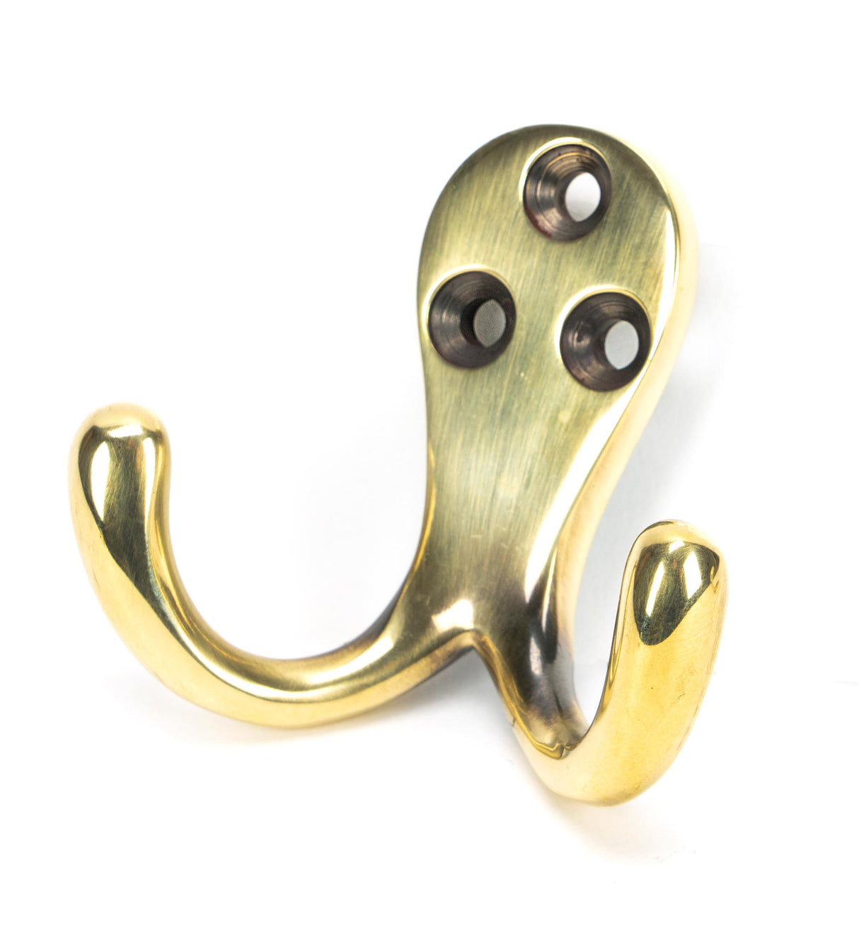 From The Anvil - Aged Brass Celtic Double Robe Hook | Sku. 46296 | Trade Door Handles.