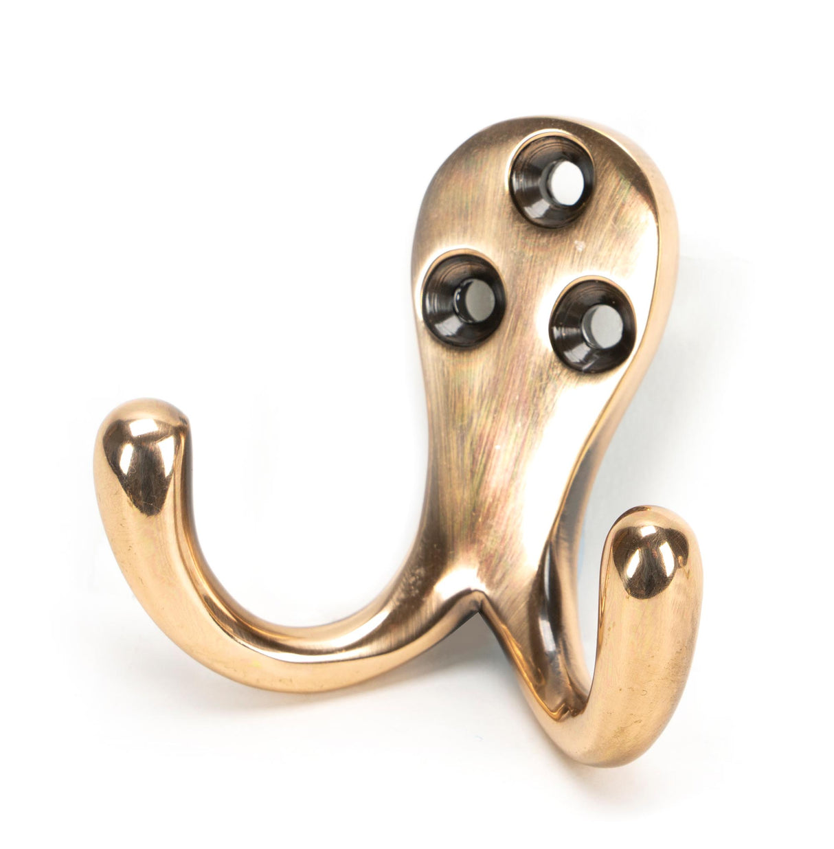 From The Anvil - Polished Bronze Celtic Double Robe Hook | Sku. 46300 | Trade Door Handles.