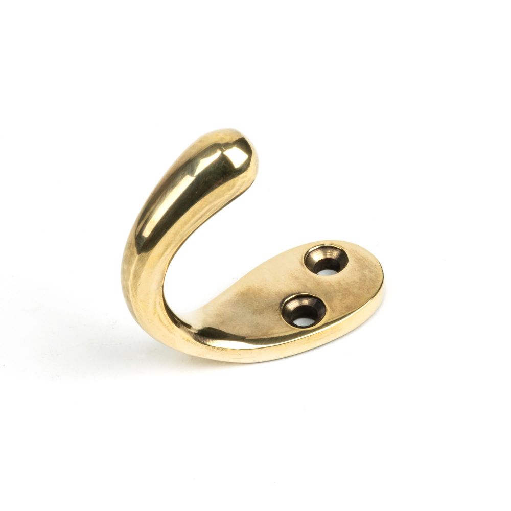 From The Anvil - Aged Brass Celtic Single Robe Hook | Sku. 46303 | Trade Door Handles.