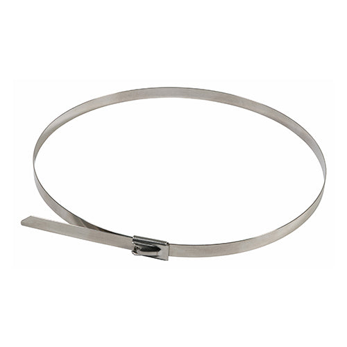 This is an image of Timco - Cable Ties - Stainless Steel 4.6 x 350mm - (100 PCS Bag) 46350CTSS