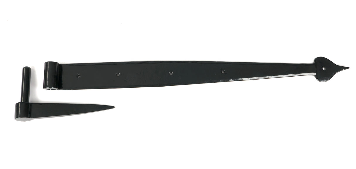 From The Anvil - Black 24" Band & Spike Hinge (Pair) | Sku. 46383 | Trade Door Handles.