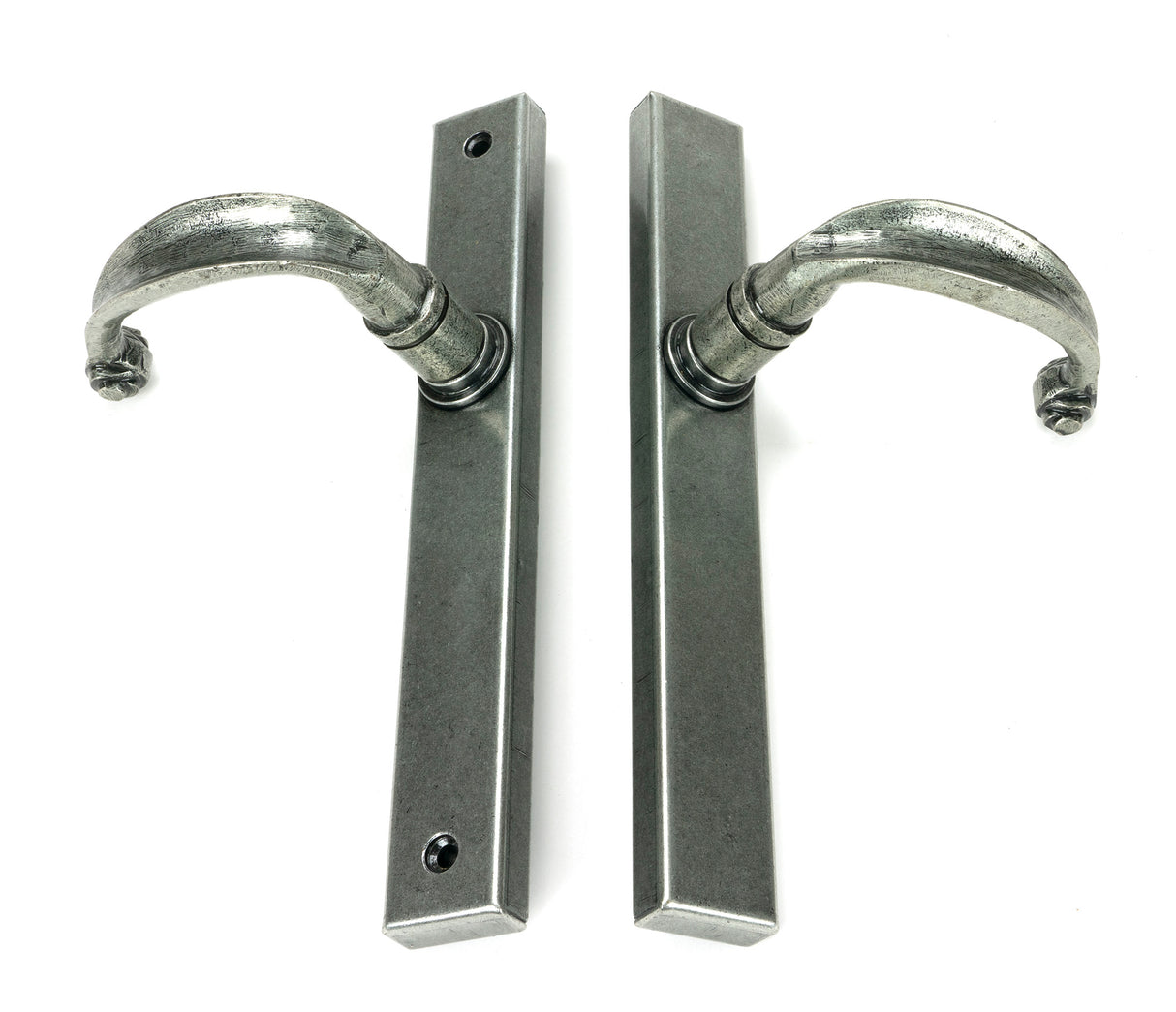 From The Anvil - Pewter Cottage Slimline Lever Espag. Latch Set | Sku. 46401 | Trade Door Handles.