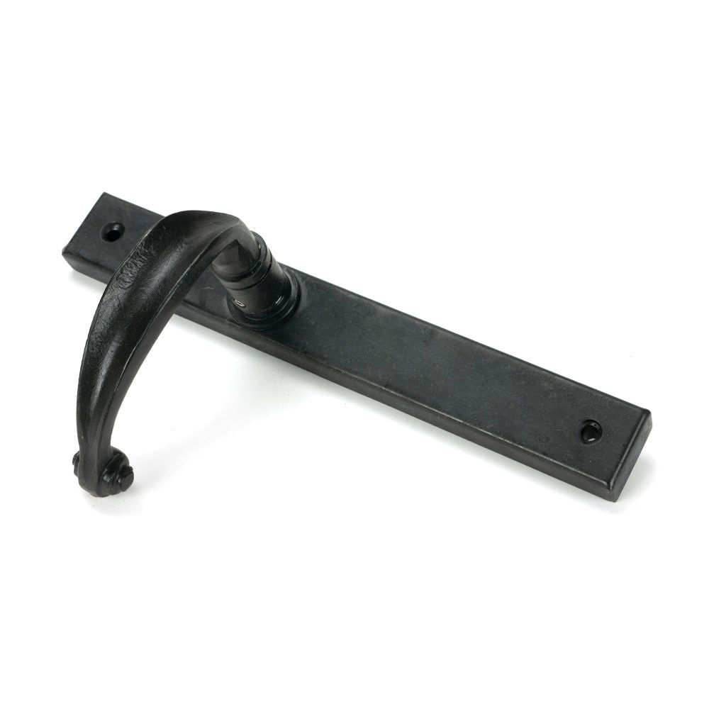 From The Anvil - External Beeswax Cottage Slimline Lever Espag. Latch Set | Sku. 46402 | Trade Door Handles.