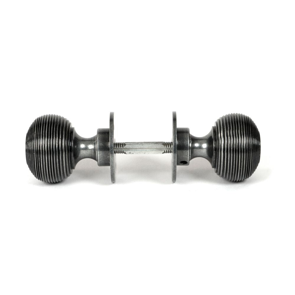 From The Anvil - Pewter Heavy Beehive Mortice/Rim Knob Set | Sku. 46403 | Trade Door Handles.