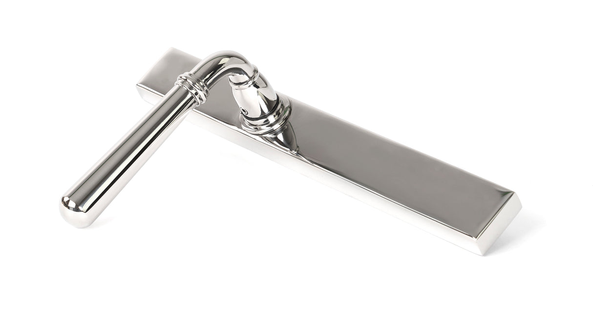 From The Anvil - Polished Marine SS (316) Newbury Slimline Lever Espag. Latch Set | Sku. 46405 | Trade Door Handles.