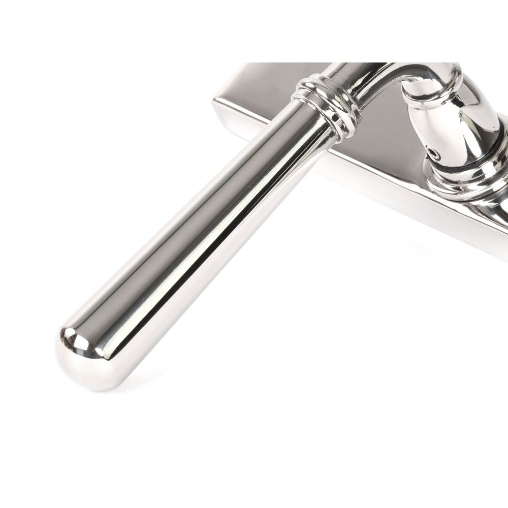 From The Anvil - Polished Marine SS (316) Newbury Slimline Lever Espag. Latch Set | Sku. 46405 | Trade Door Handles.