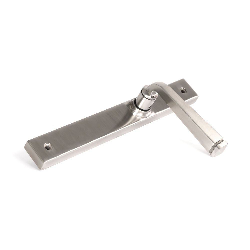 From The Anvil - Satin Marine SS (316) Avon Slimline Lever Espag. Latch Set | Sku. 46407 | Trade Door Handles.