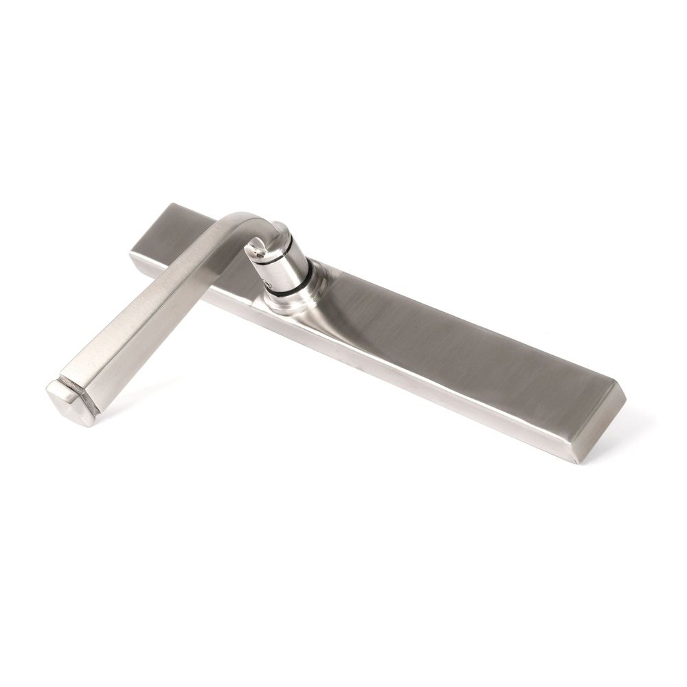 From The Anvil - Satin Marine SS (316) Avon Slimline Lever Espag. Latch Set | Sku. 46407 | Trade Door Handles.