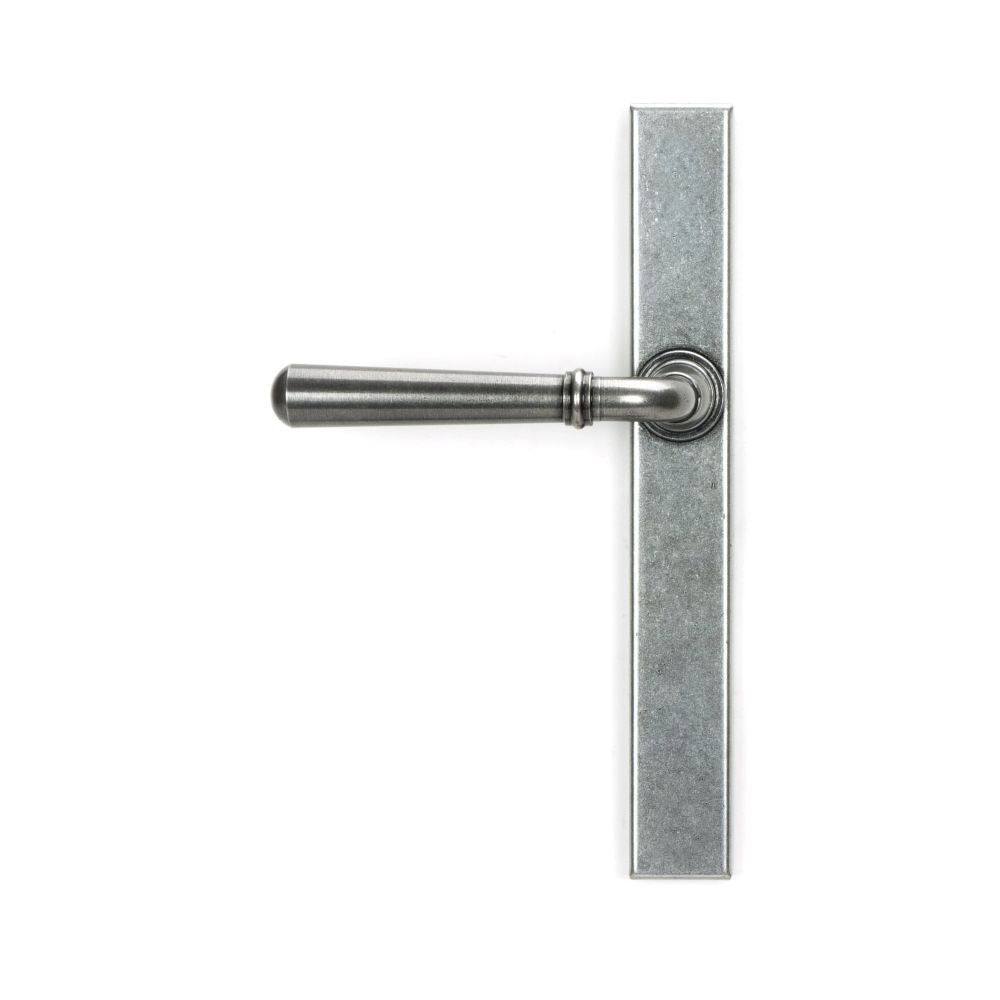 From The Anvil - Pewter Newbury Slimline Lever Espag. Latch Set | Sku. 46412 | Trade Door Handles.