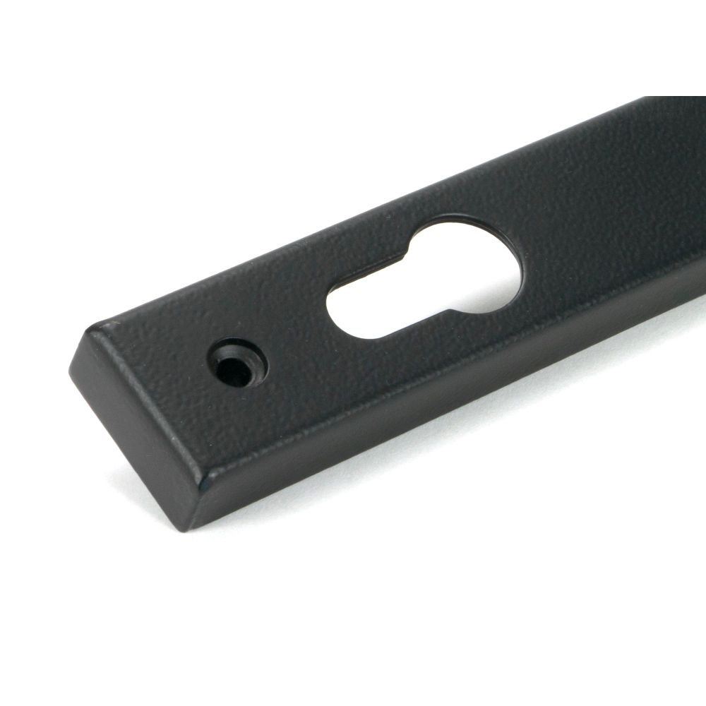 From The Anvil - Matt Black Newbury Slimline Lever Espag. Lock Set | Sku. 46413 | Trade Door Handles.