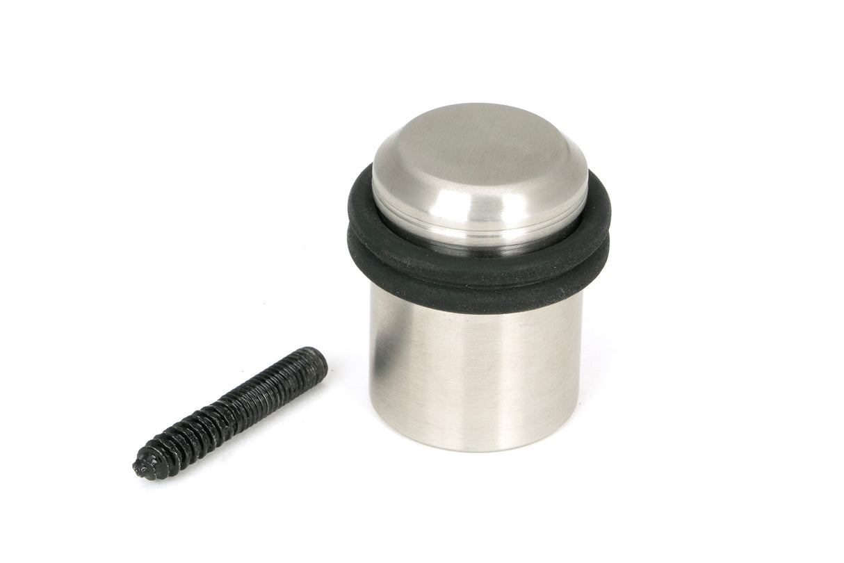 From The Anvil - Satin Marine SS (316) Floor Mounted Door Stop | Sku. 46431 | Trade Door Handles.