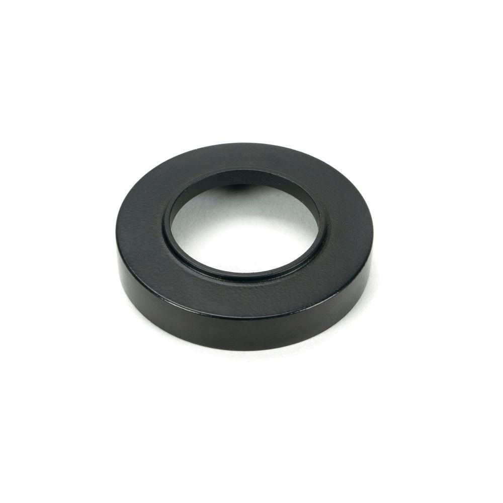 From The Anvil - Matt Black Newbury Lever on Rose Set (Plain) | Sku. 46459 | Trade Door Handles.