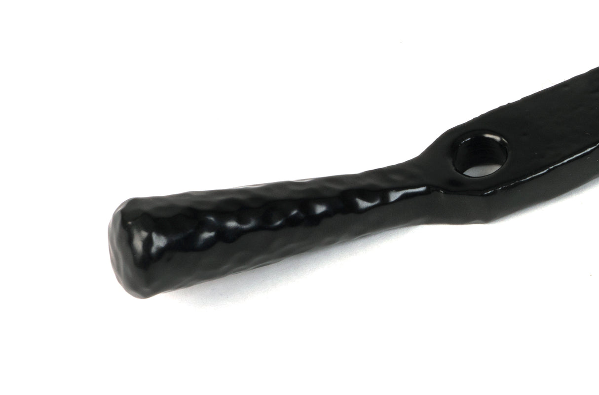 From The Anvil - Black 10" Hammered Newbury Stay | Sku. 46478 | Trade Door Handles.