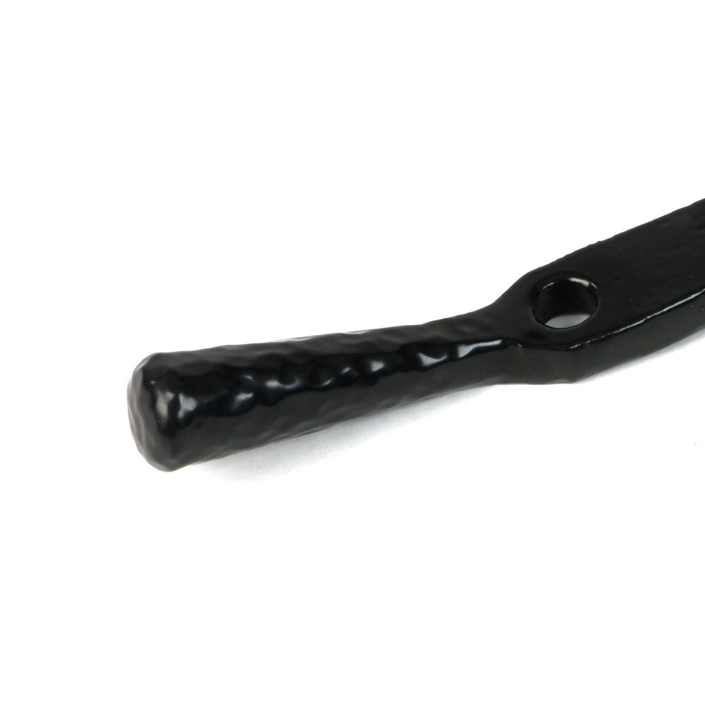 From The Anvil - Black 10" Hammered Newbury Stay | Sku. 46478 | Trade Door Handles.