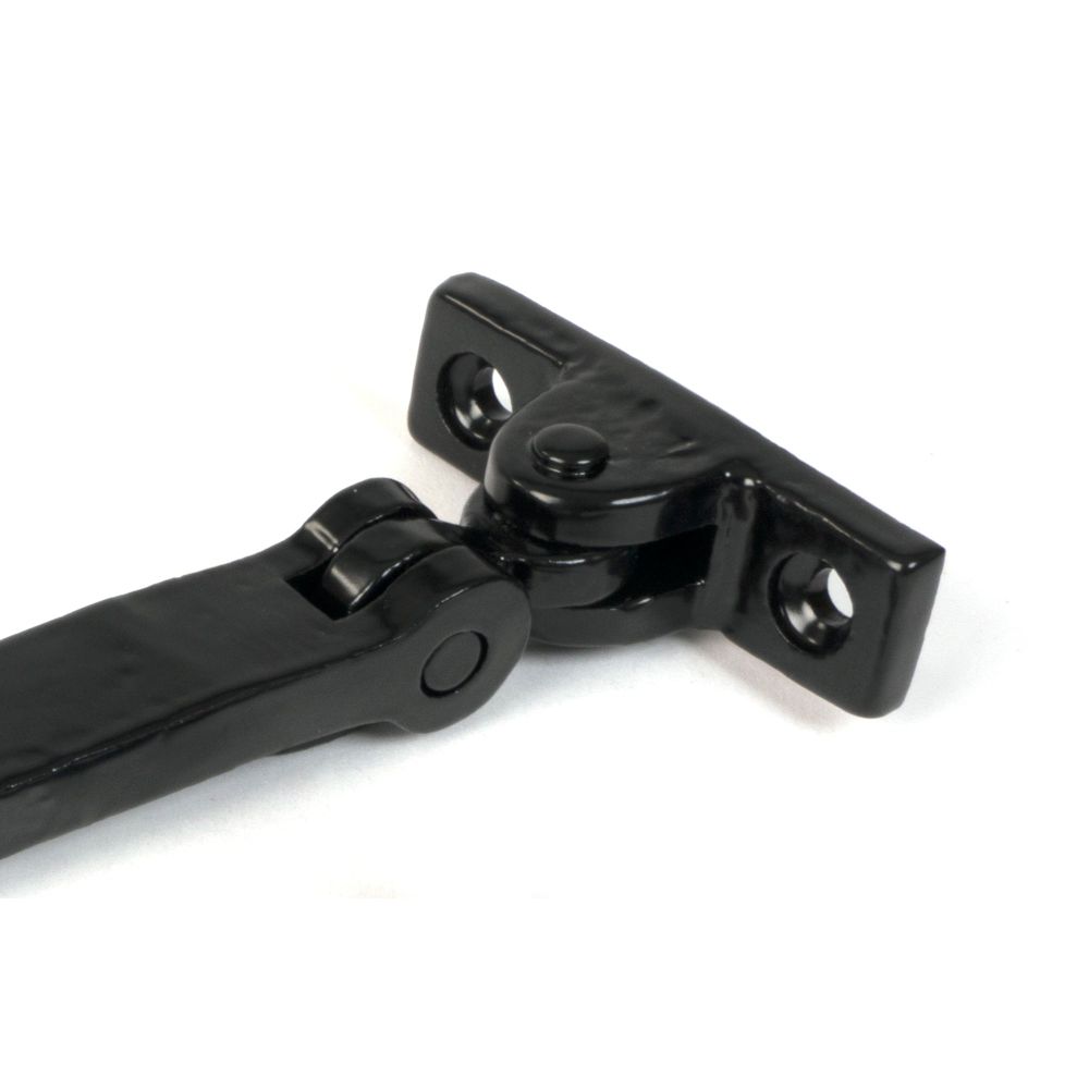 From The Anvil - Black 10" Hammered Newbury Stay | Sku. 46478 | Trade Door Handles.
