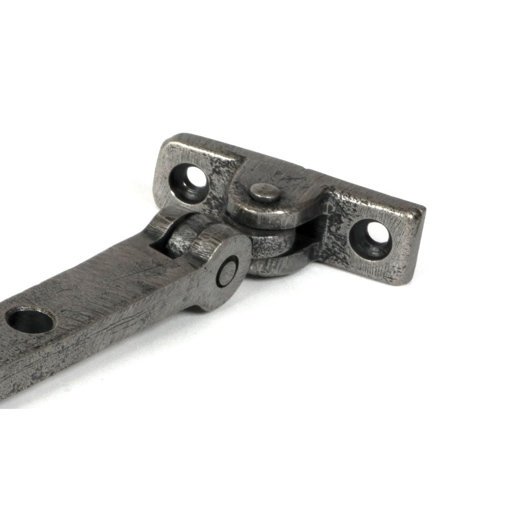 From The Anvil - Pewter 12" Hammered Newbury Stay | Sku. 46483 | Trade Door Handles.