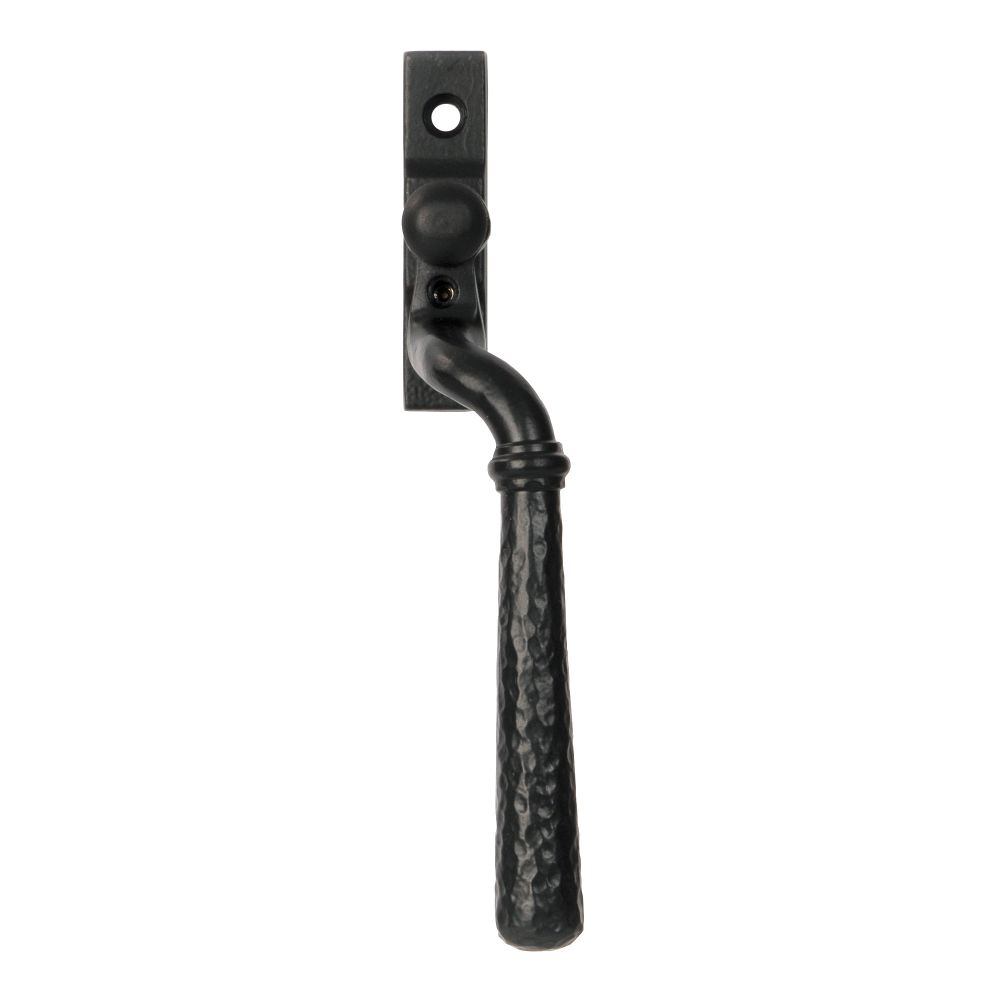 From The Anvil - Matt Black Hammered Newbury Espag - RH | Sku. 46493 | Trade Door Handles.