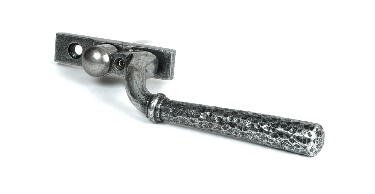 From The Anvil - Pewter Hammered Newbury Espag - LH | Sku. 46494 | Trade Door Handles.