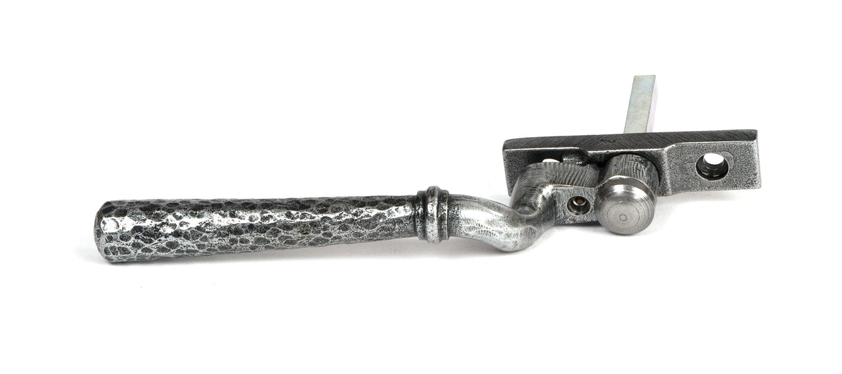 From The Anvil - Pewter Hammered Newbury Espag - LH | Sku. 46494 | Trade Door Handles.