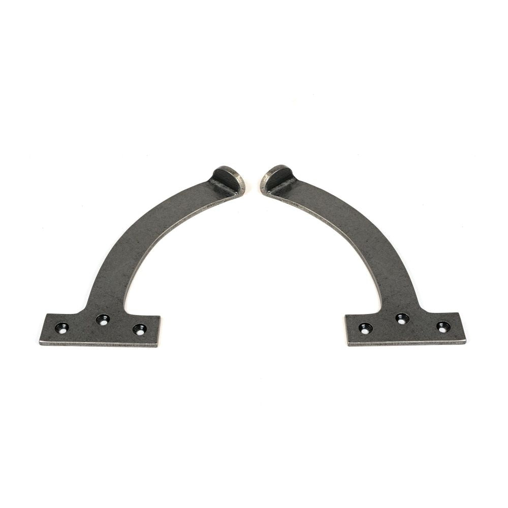 From The Anvil - Pewter 7" Quadrant Stay (Pair) | Sku. 46505 | Trade Door Handles.