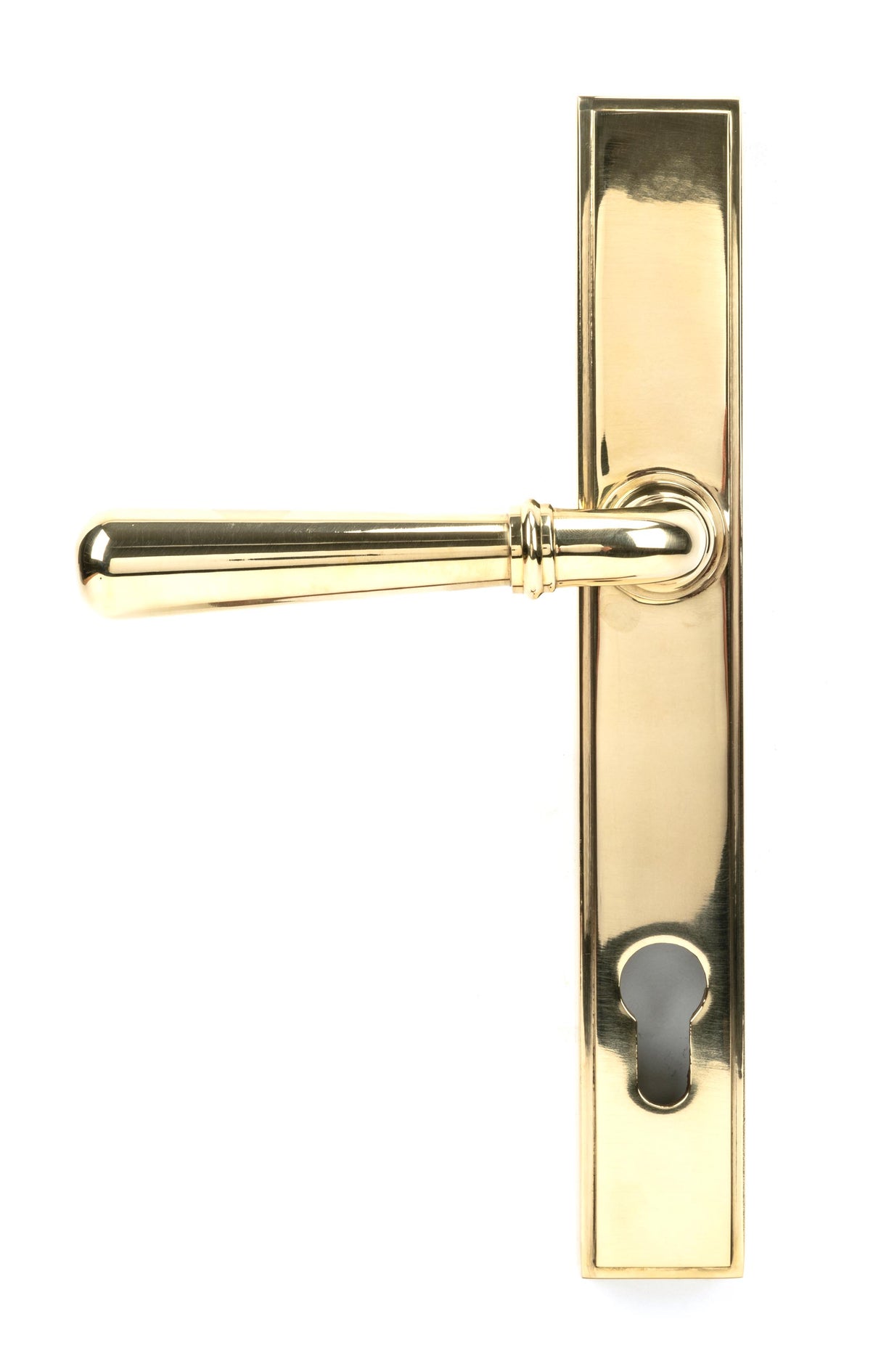 From The Anvil - Polished Brass Newbury Slimline Lever Espag. Lock Set | Sku. 46529 | Trade Door Handles.