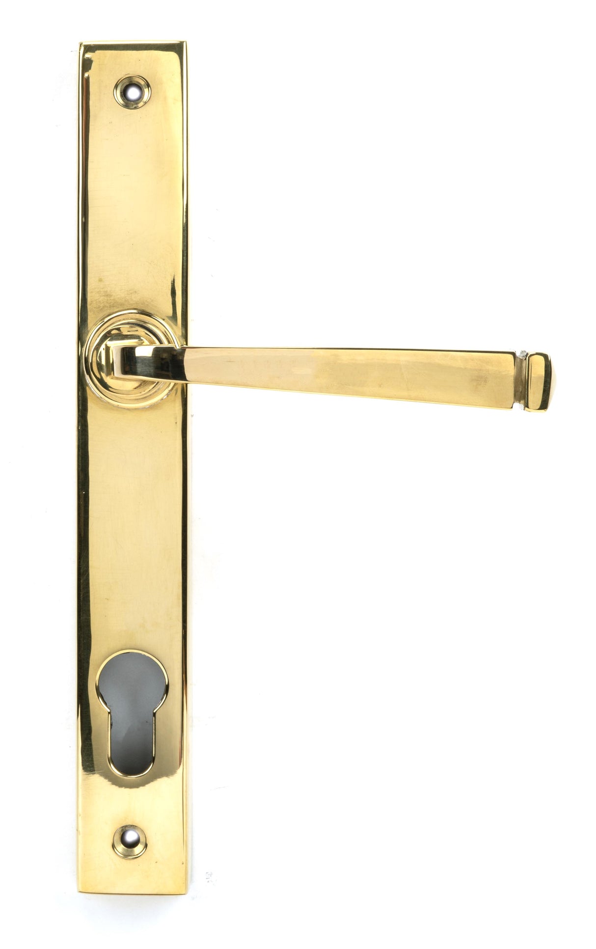 From The Anvil - Polished Brass Avon Slimline Lever Espag. Lock Set | Sku. 46548 | Trade Door Handles.