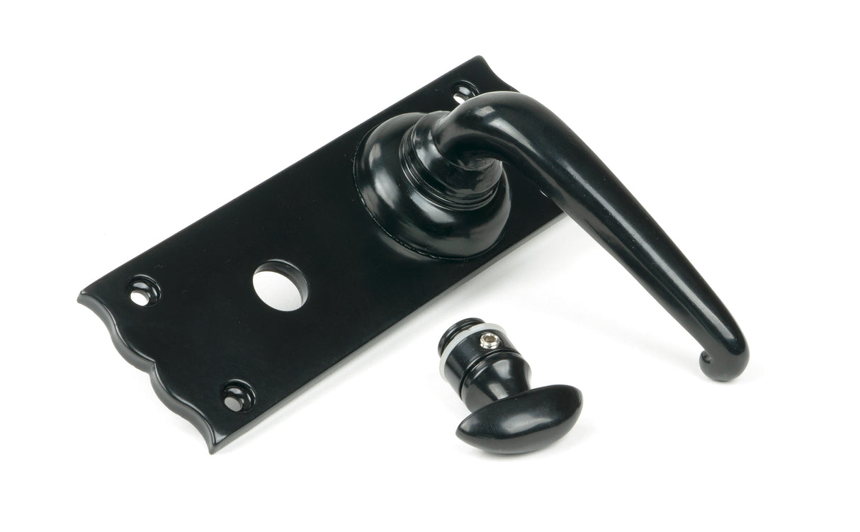 From The Anvil - Black Oak Lever Bathroom Set | Sku. 46569 | Trade Door Handles.