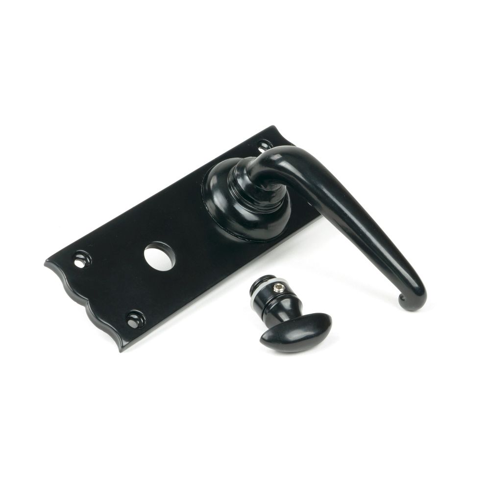 From The Anvil - Black Oak Lever Bathroom Set | Sku. 46569 | Trade Door Handles.
